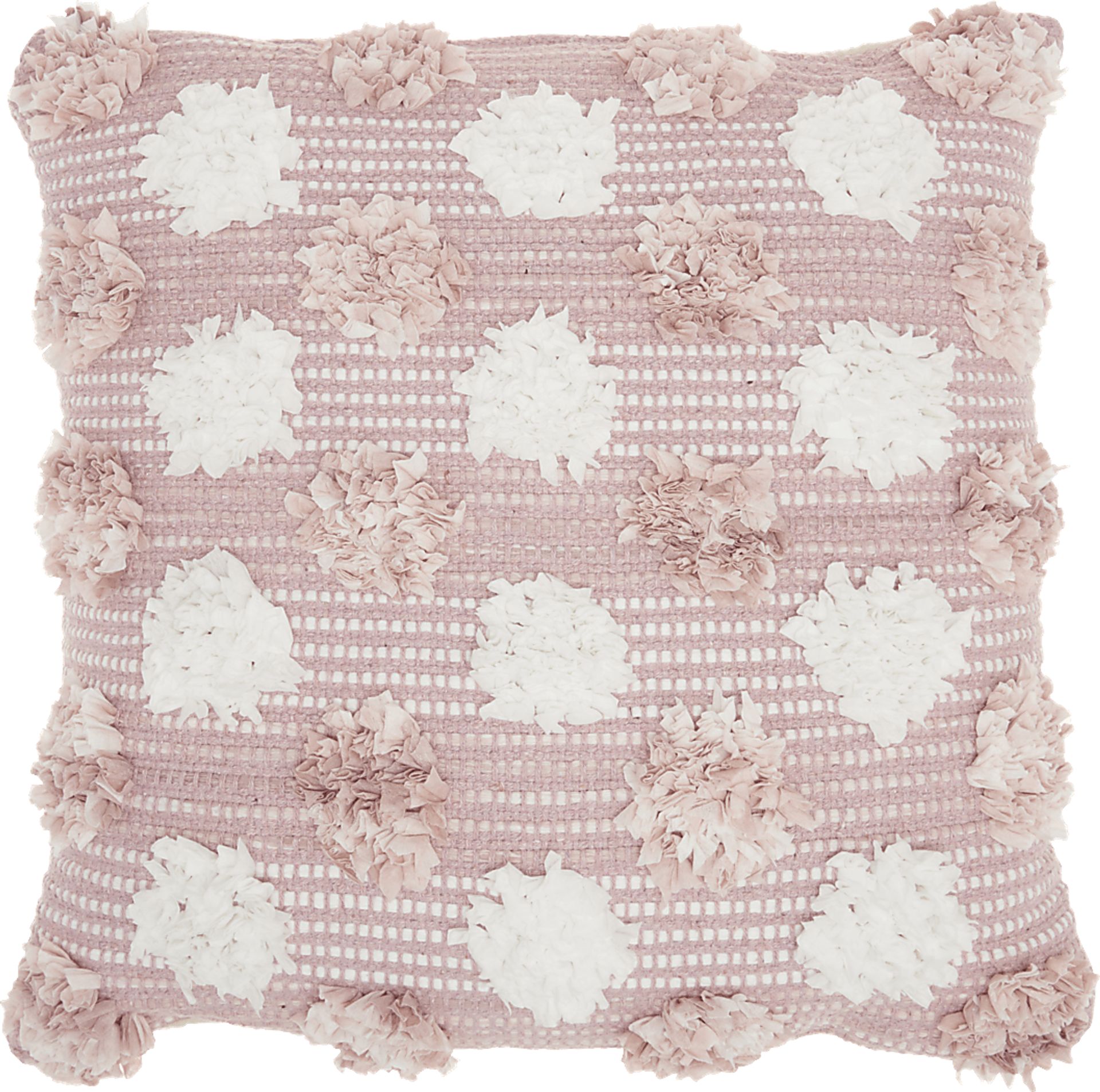 Kids Flowerful Blush Accent Pillow - Image 1