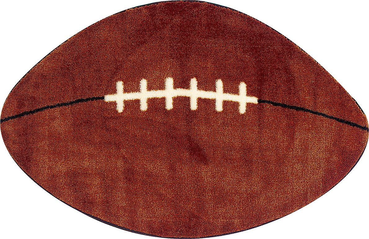 Kids Football 2'4 x 4'" Rug