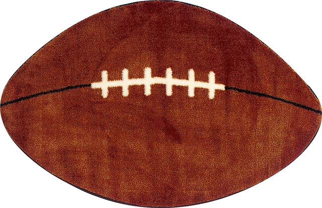 Kids Football 2'4 x 4'" Rug - Thumbnail - Image 1