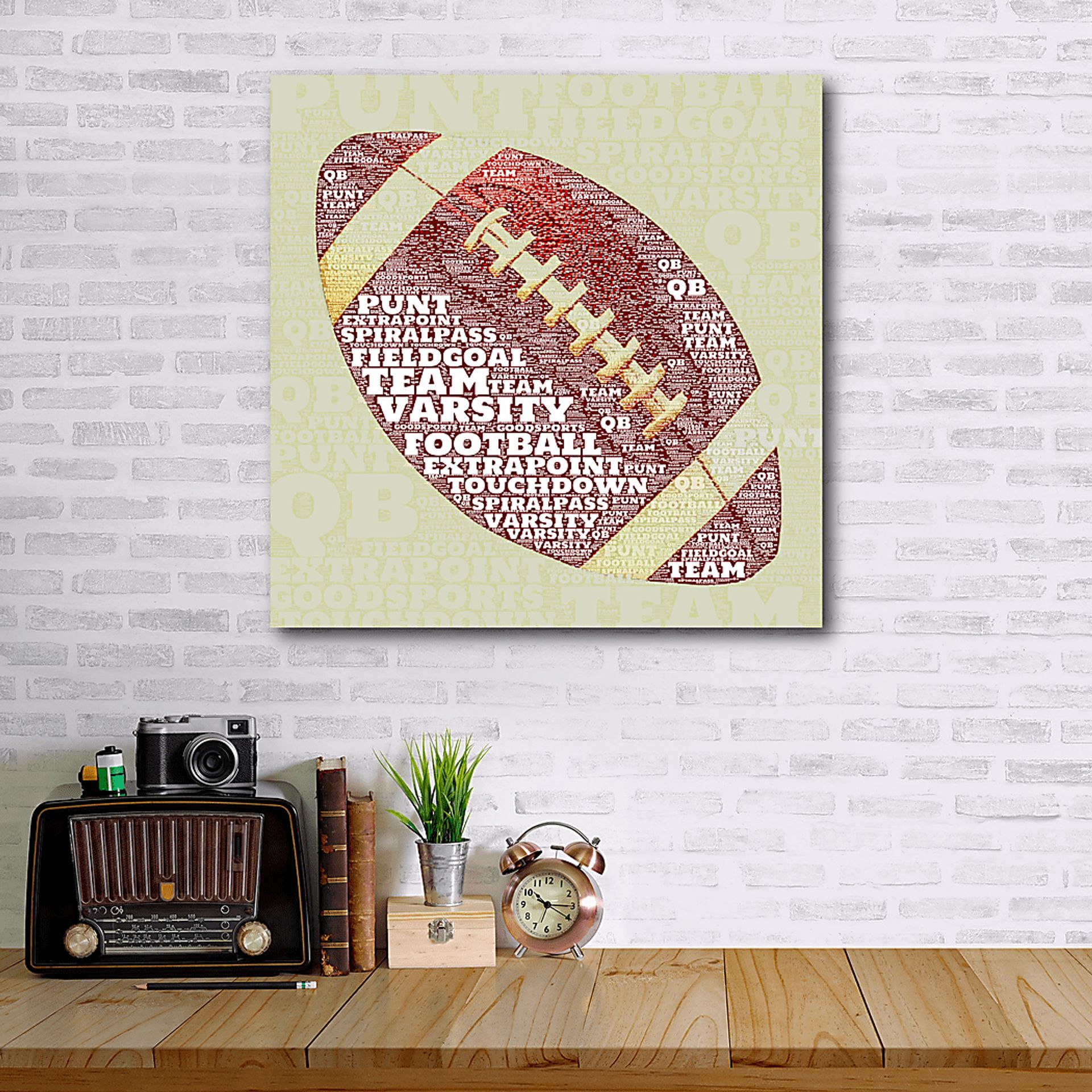 Kids Football Jargon Cream Artwork - Image 2
