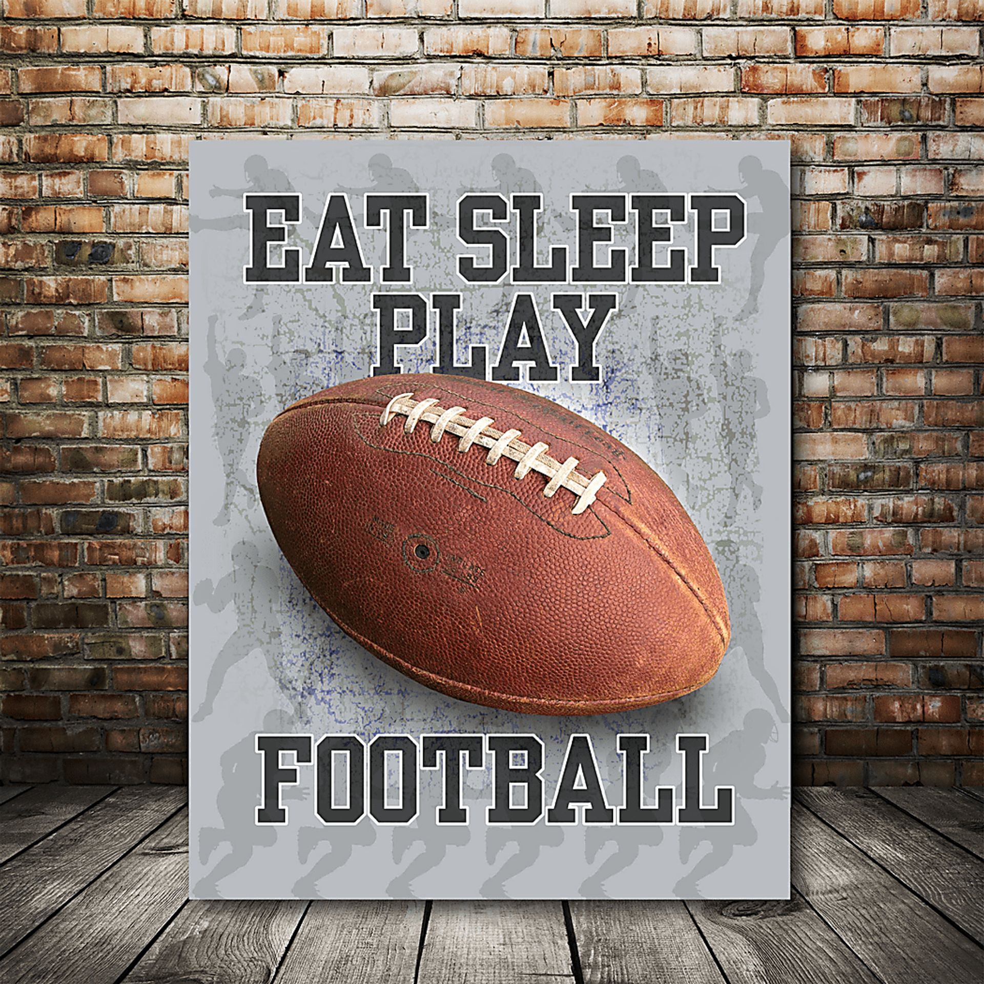 Kids Football Rave Gray Artwork - Image 2