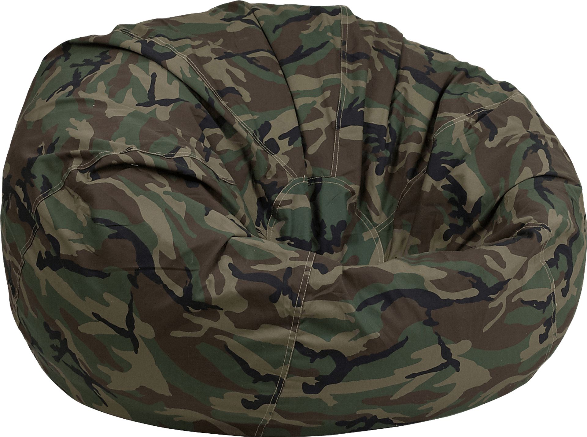 Kids Forest Isle Dark Brown Large Bean Bag Chair - Image 1