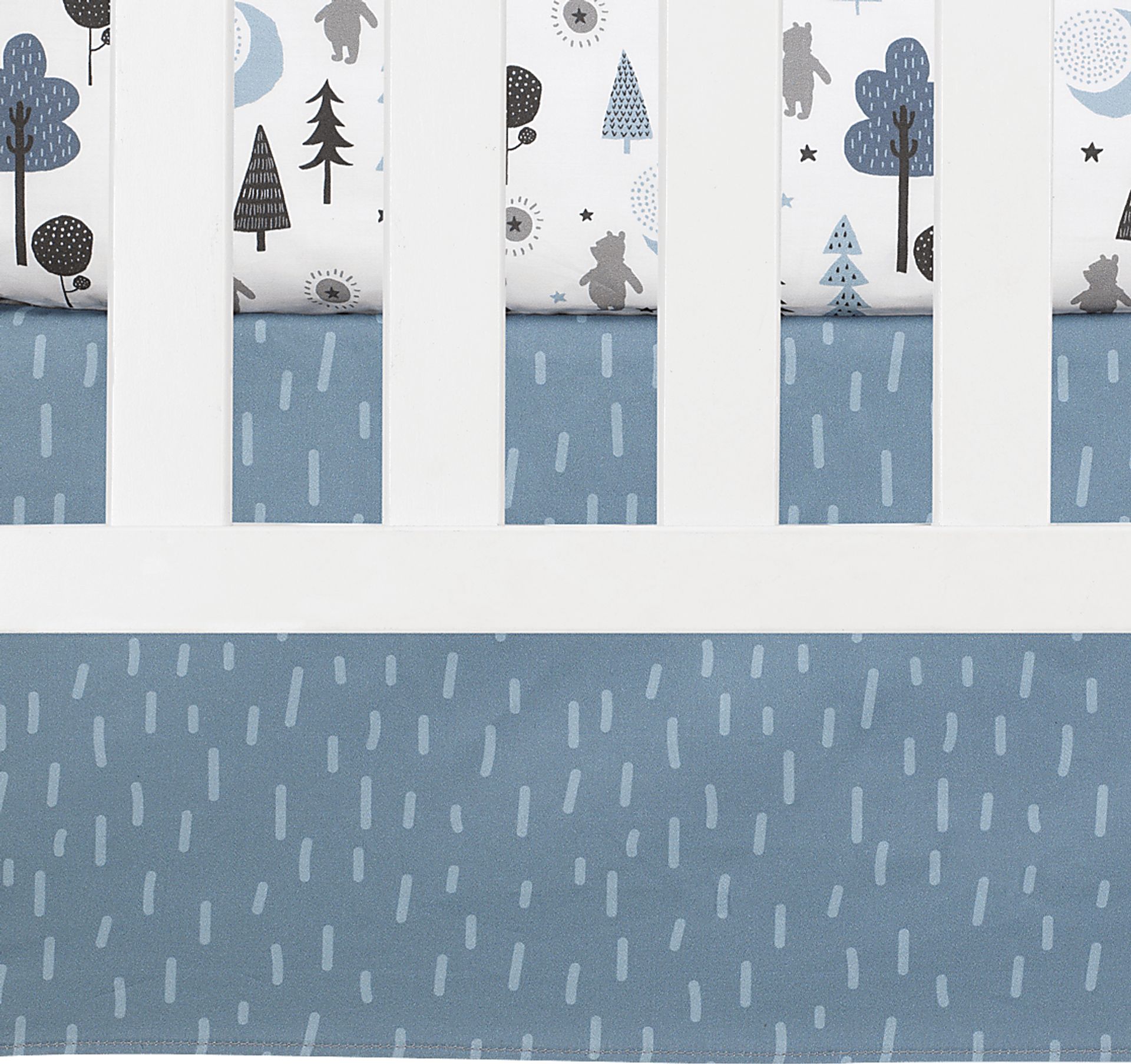 Kids Forever Pooh Blue Baby Bedding Set - Image 3