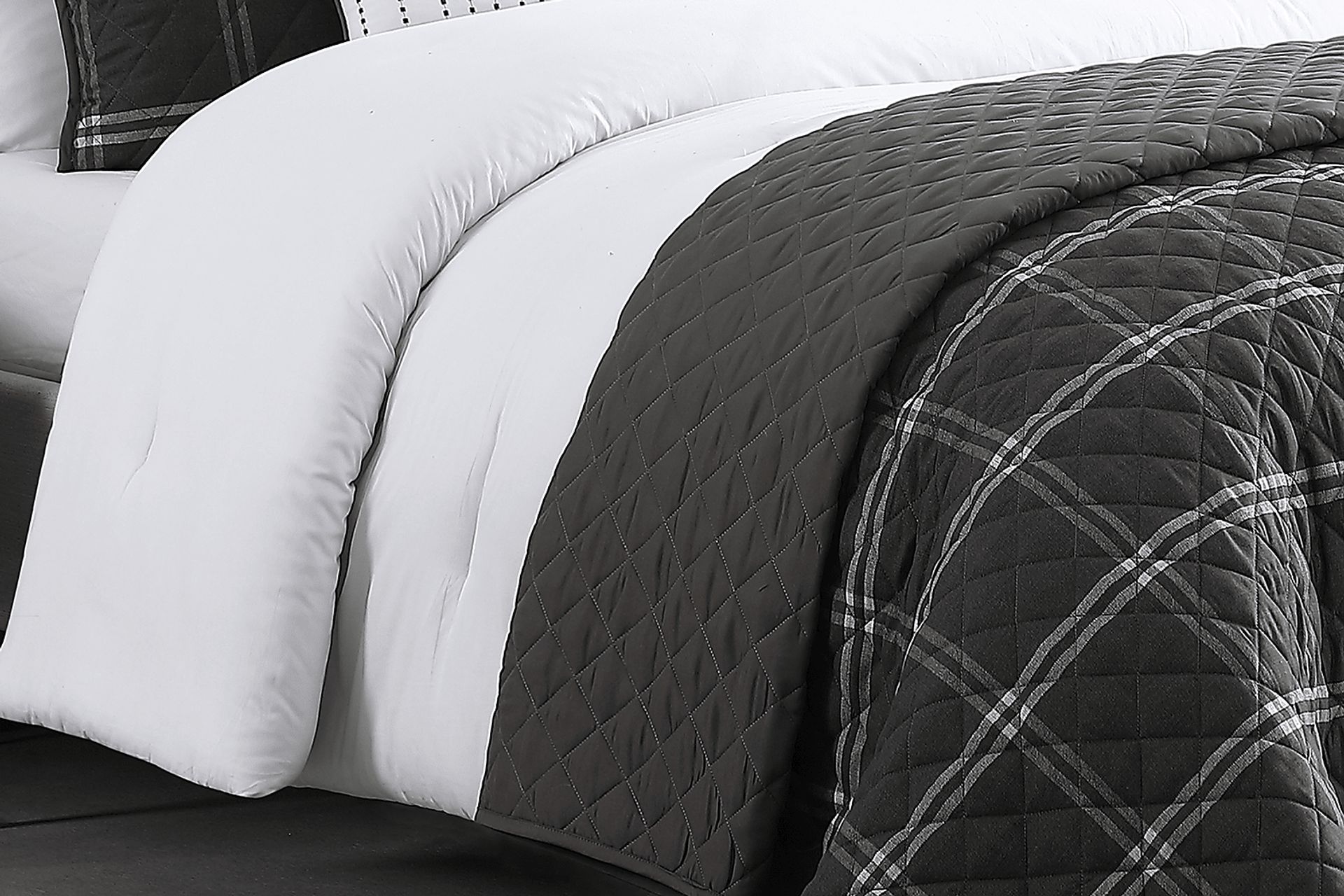 Kids Formal Simplicity Black 6 Pc Twin Comforter Set - Image 4
