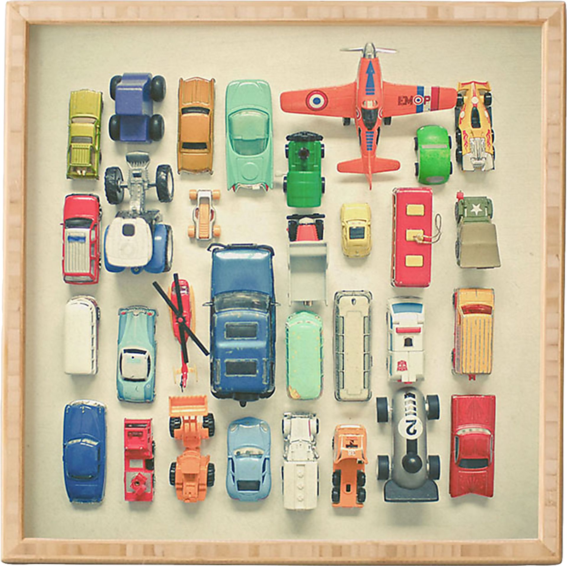 Kids Free Parking Cream Framed Wall Art - Image 1