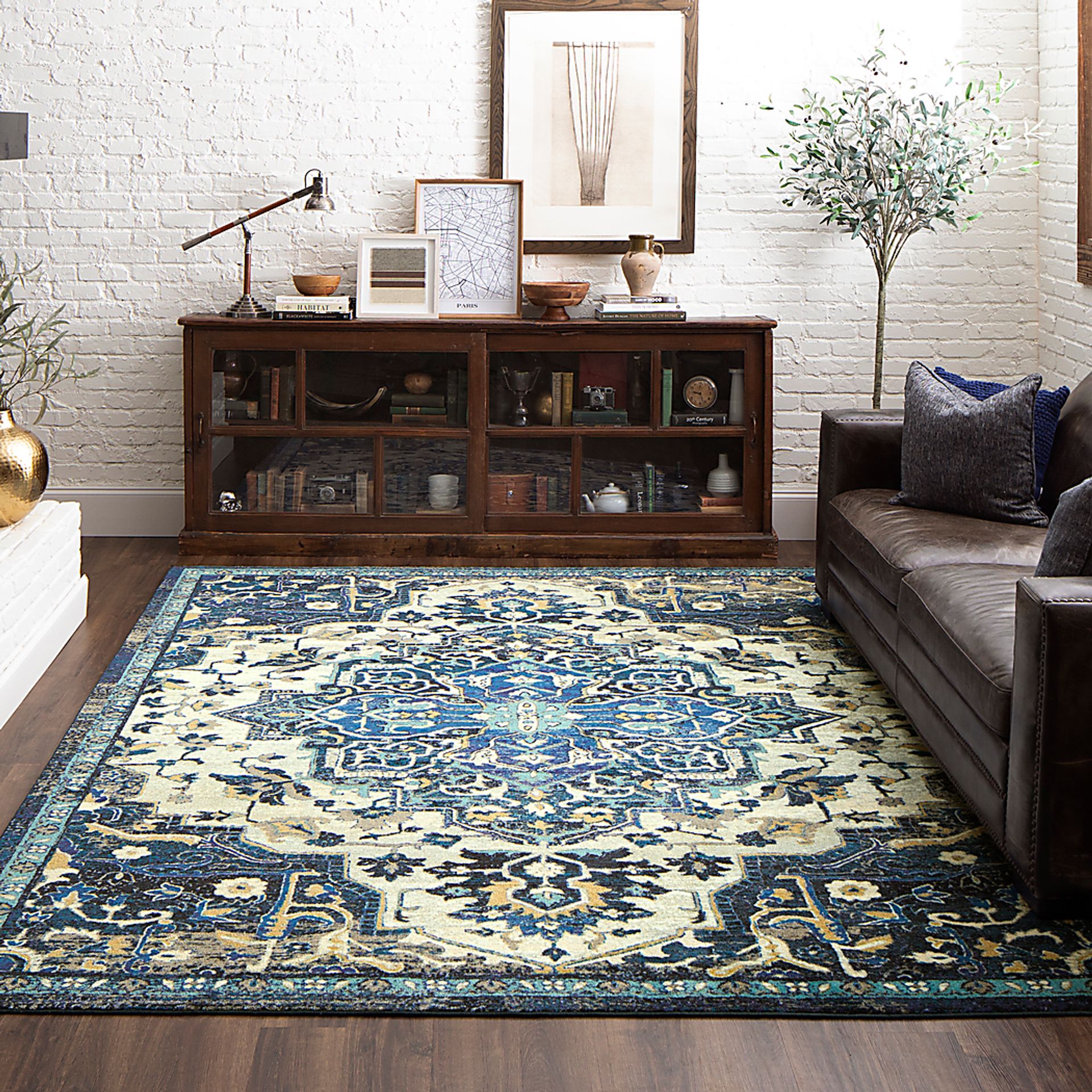 Kids Frostvale Denim 5' x 8' Rug - Image 2