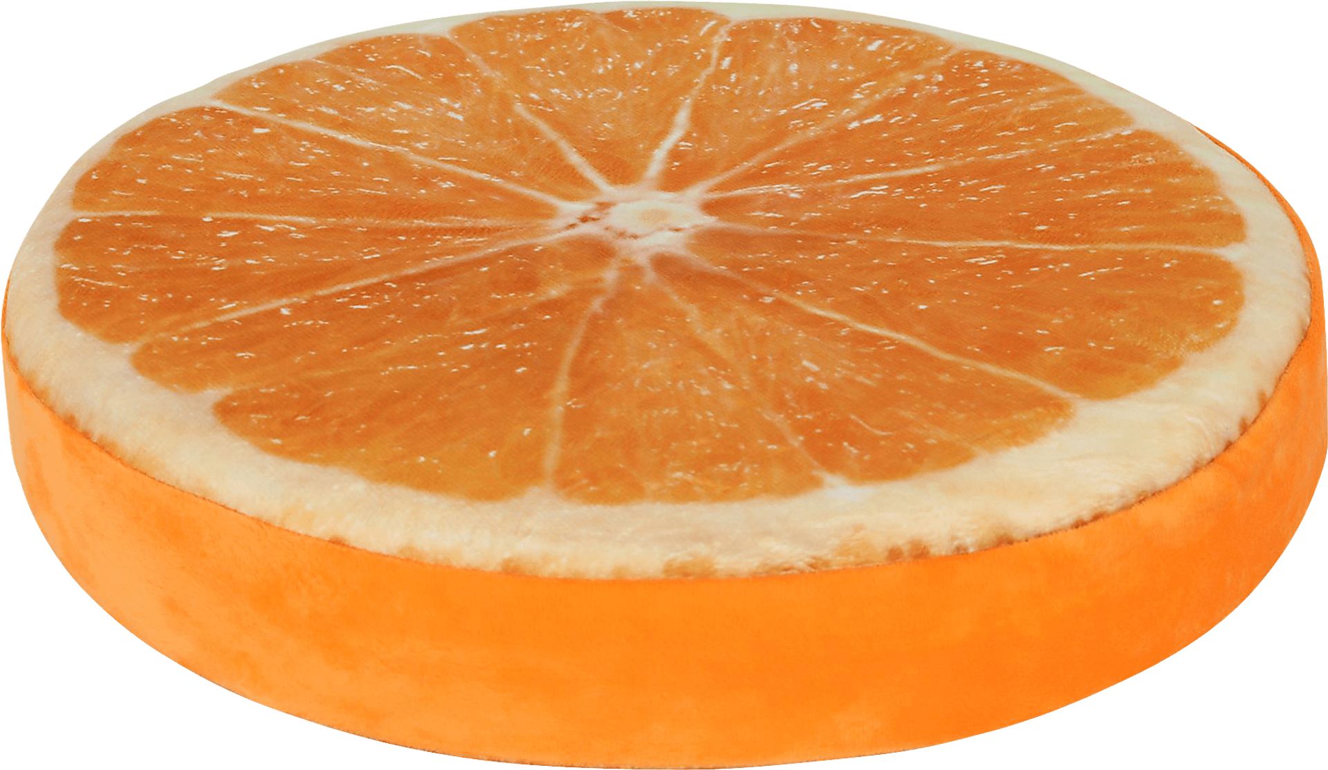 Kids Fruity Cushion Orange Floor Pillow, Set of 10 - Image 1