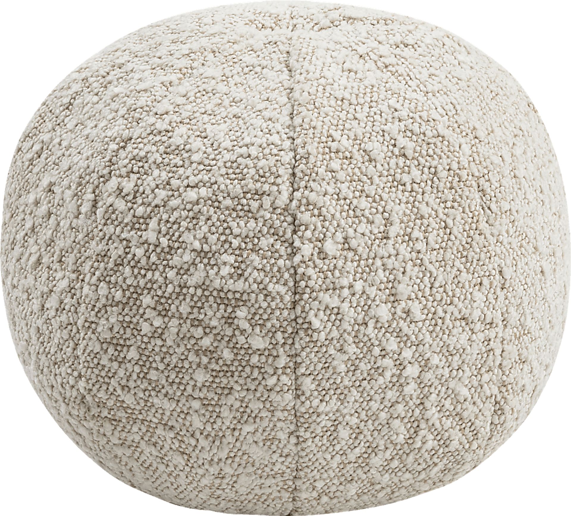 Kids Fuzzy Boba Beige Accent Pillow - Image 1