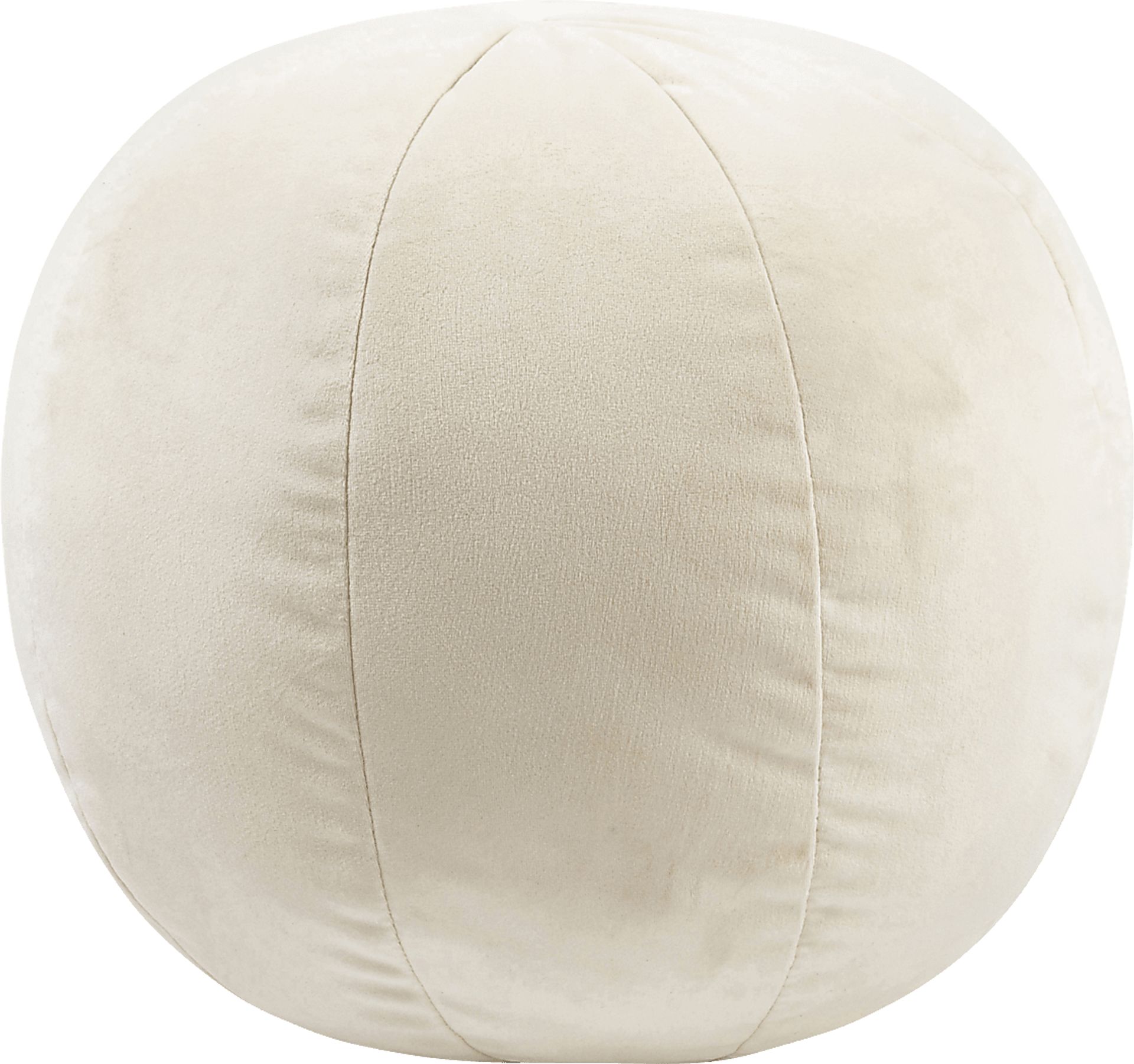 Kids Fuzzy Boba Cream Accent Pillow - Image 1