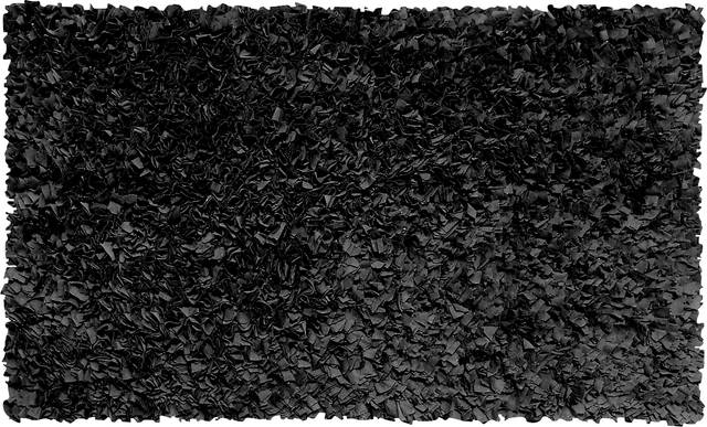 Kids Fuzzy Clouds Black 2'8 x 4'8 Rug - Thumbnail - Image 1