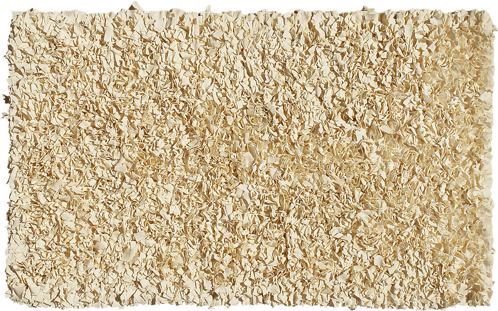 Kids Fuzzy Clouds Cream 4'7 x 7'7 Rug - Image 1