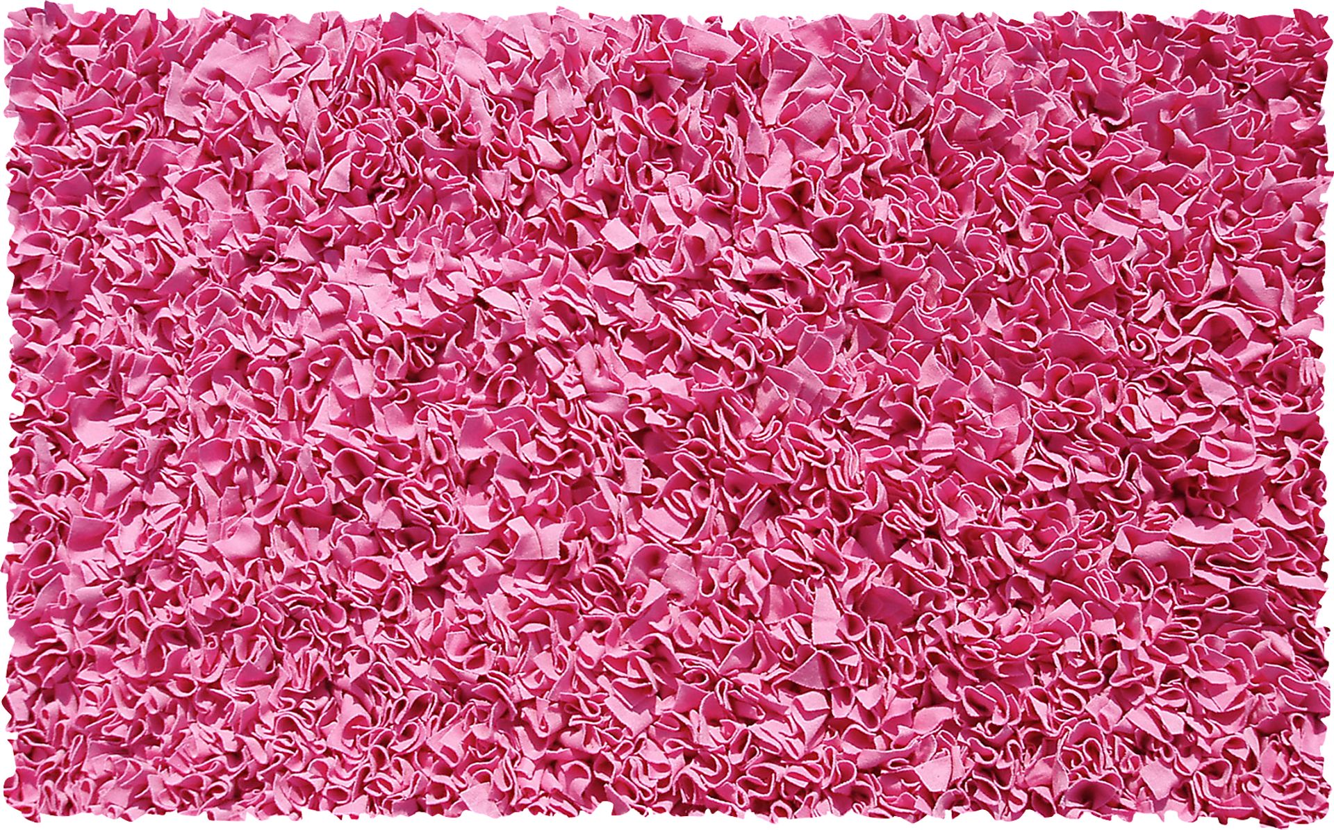 Kids Fuzzy Clouds Fuchsia 4'7 x 7'7 Rug - Image 1