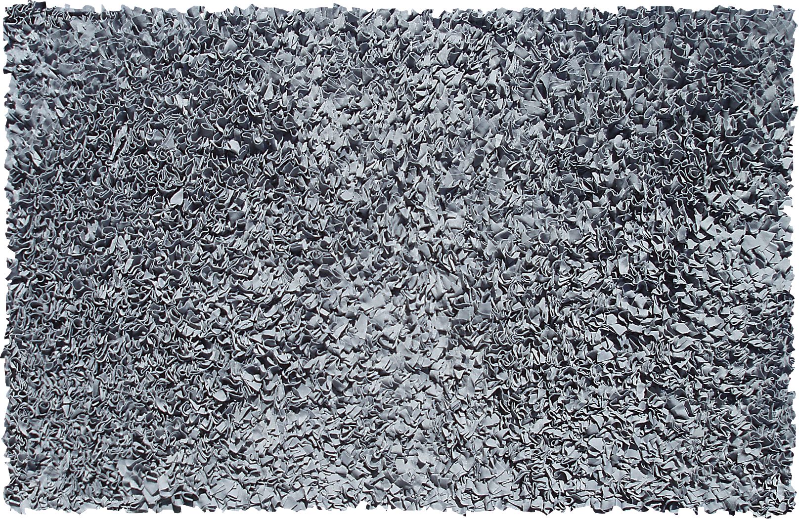 Kids Fuzzy Clouds Gray 3' x 5' Rug