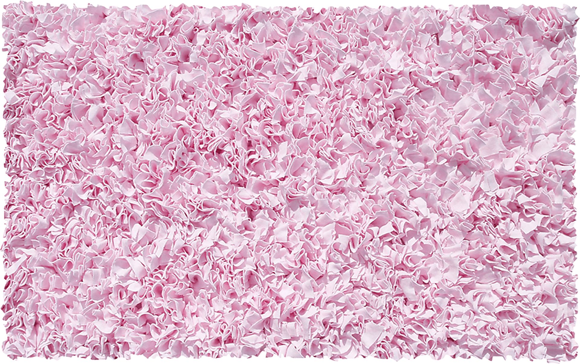 Kids Fuzzy Clouds Pink 2' x 3' Rug - Image 1