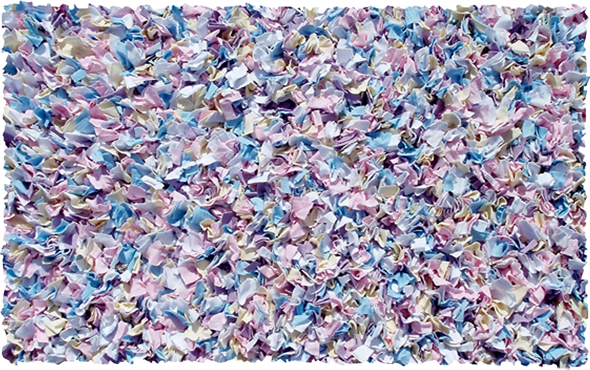 Kids Fuzzy Clouds Purple 2'8 x 4'8 Rug - Image 1