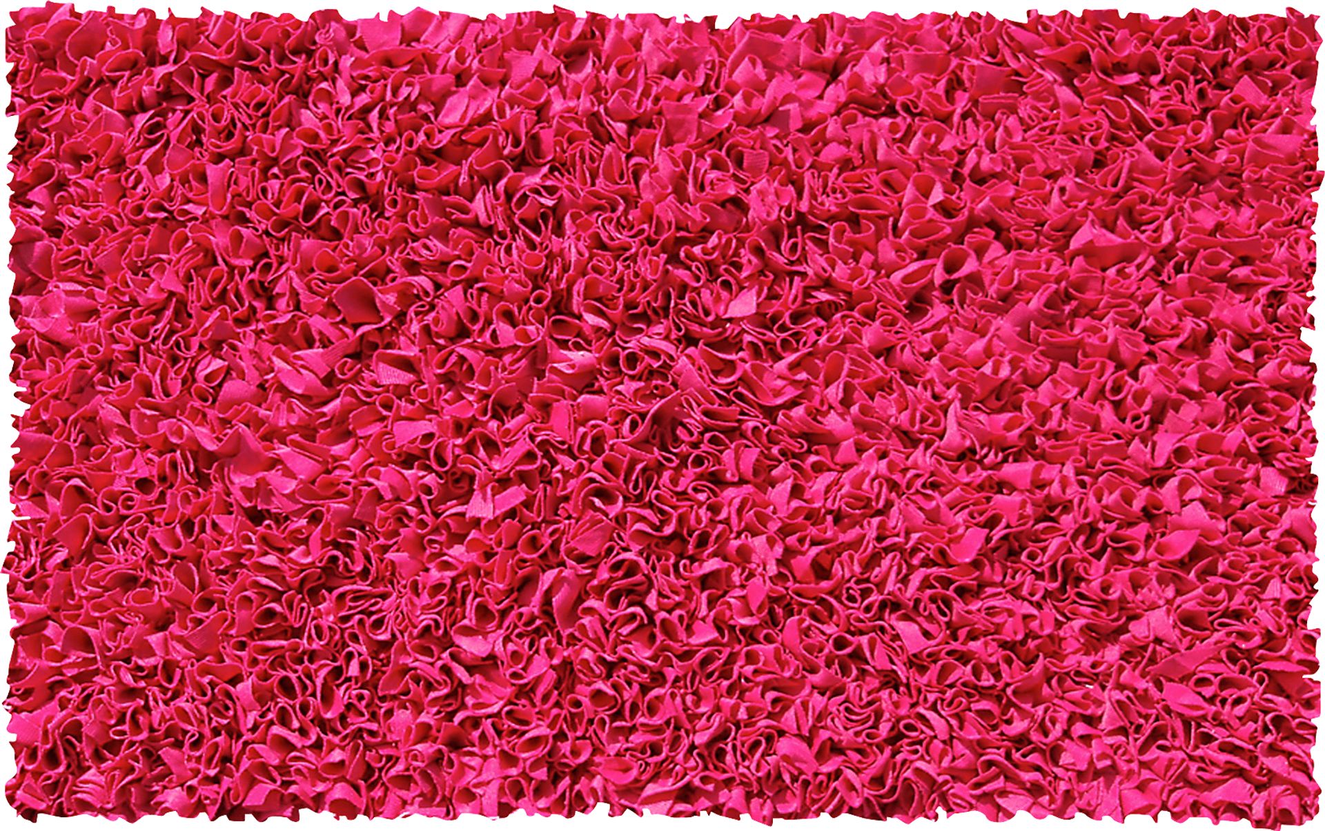 Kids Fuzzy Clouds Raspberry 4'7 x 7'7 Rug - Image 1