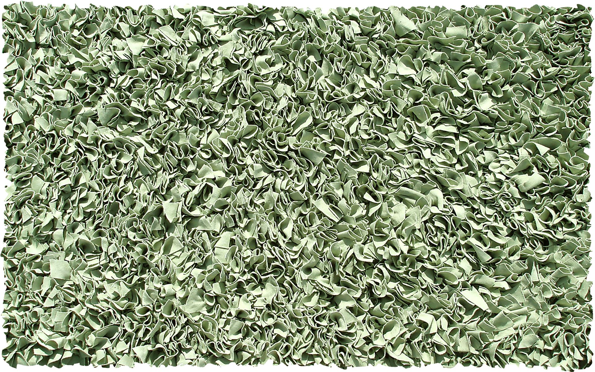 Kids Fuzzy Clouds Sage 2'8 x 4'8 Rug - Image 1