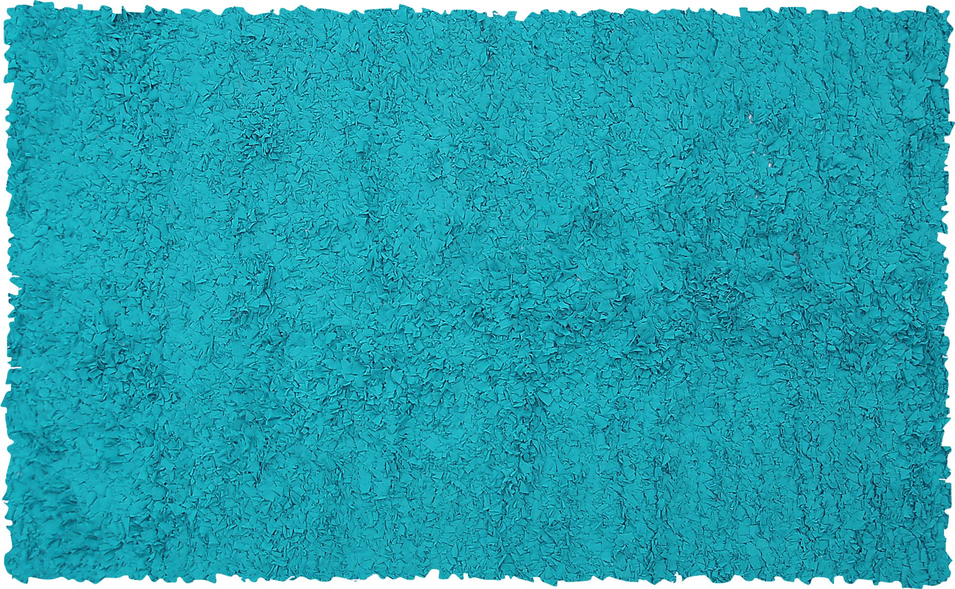 Kids Fuzzy Clouds Teal 2' x 3' Rug - Image 1