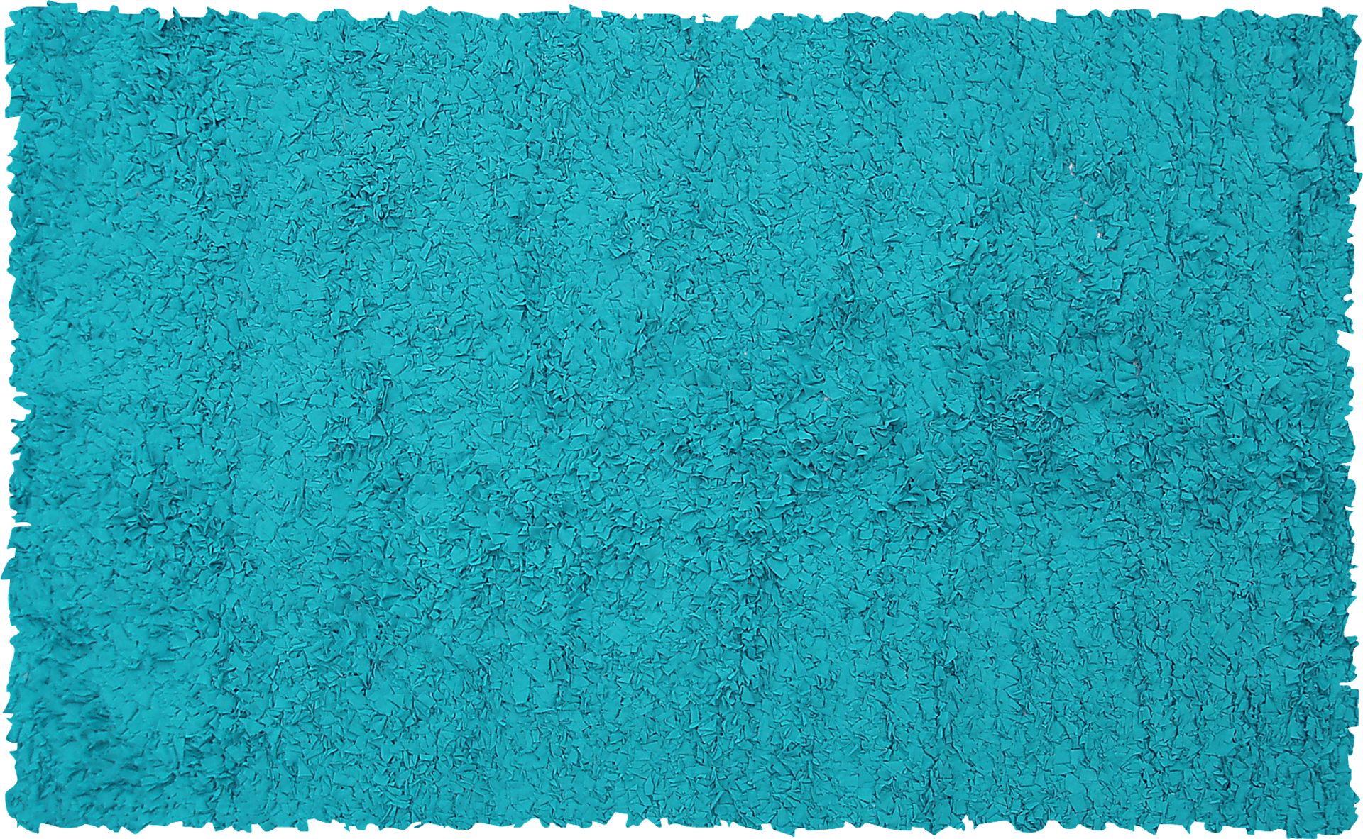 Kids Fuzzy Clouds Teal  2'8 x 4'8 Rug - Image 1