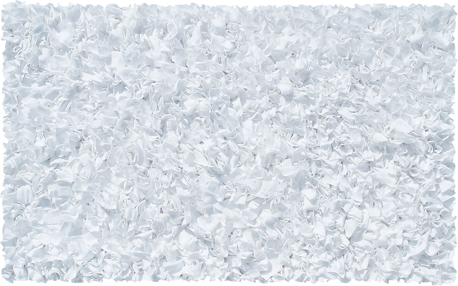Kids Fuzzy Clouds White 2'8 x 4'8 Rug - Image 1