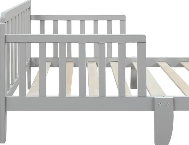 Kids Fyrio Gray Toddler Bed - Thumbnail - Image 4