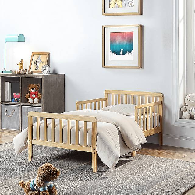 Kids Fyrio Natural Toddler Bed - Thumbnail - Image 2