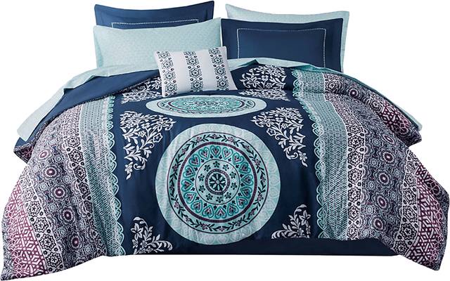 Kids Gallaudet Blue Twin Comforter Set - Thumbnail - Image 1