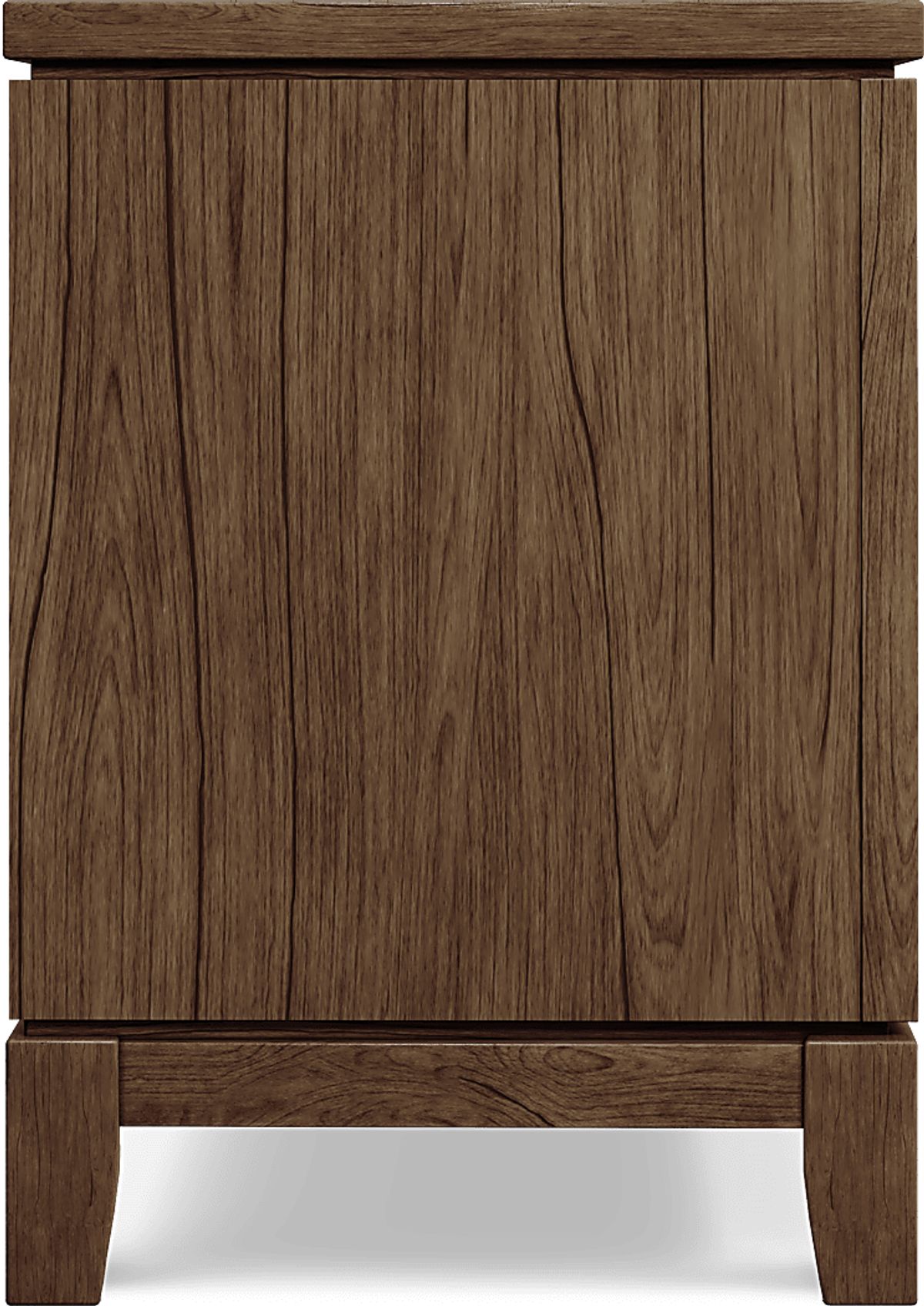 Gallery Zone Saddle Dark Wood Nightstand Rooms to Go