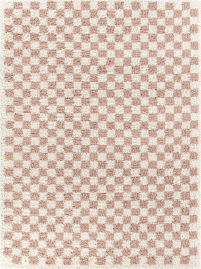Kids Pixel Party Pink 7'10 x 10' Rug