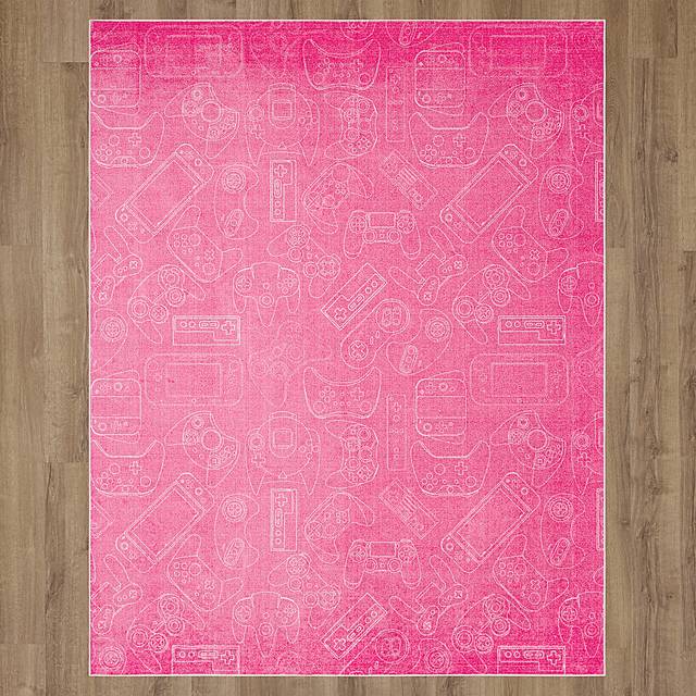 Kids Gamer's Dream Pink 3' x 5' Rug - Thumbnail - Image 9