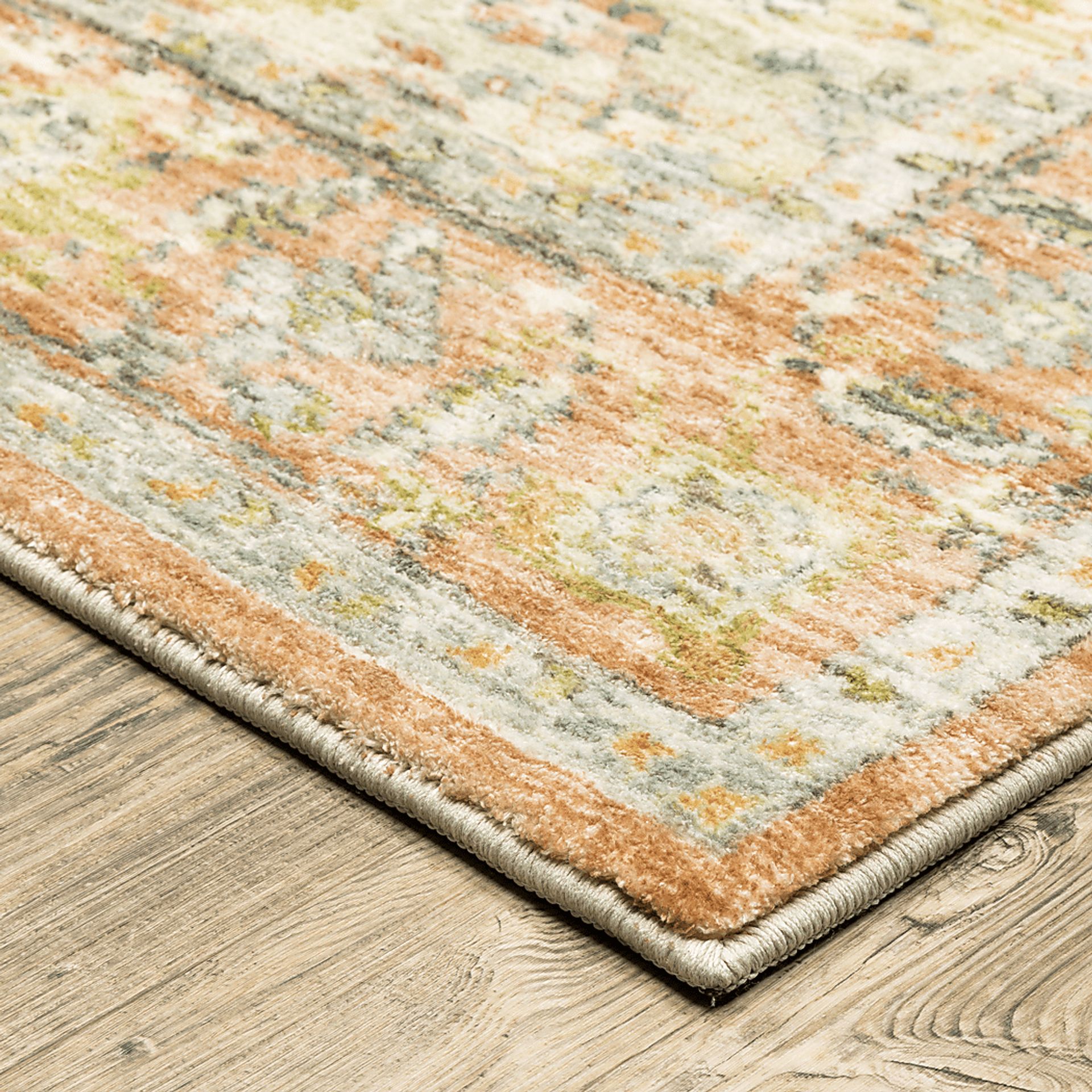 Kids Garden Treasures I Orange 7'5 x 10' Rug - Image 3