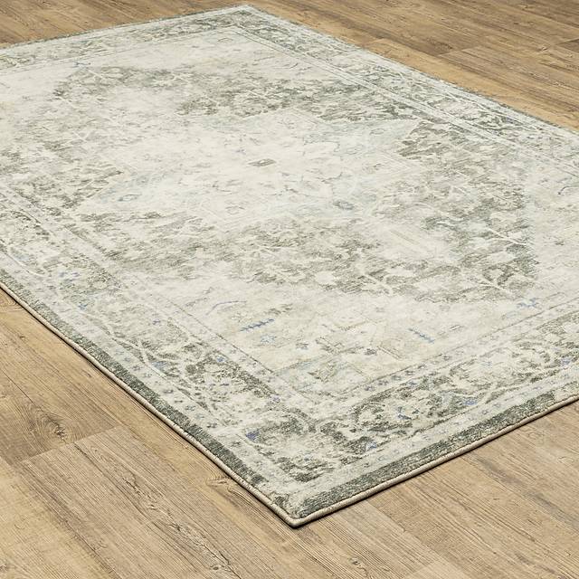 Kids Garden Treasures II Gray 5'3 x 7'3 Rug - Thumbnail - Image 2