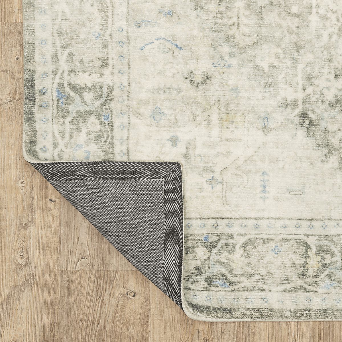 Garden Treasures II Gray,Ivory Beige,Gray Rugs | Rooms to Go