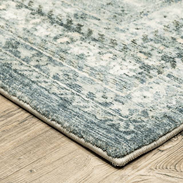 Kids Garden Treasures III Blue 5'3 x 7'3 Rug - Thumbnail - Image 3