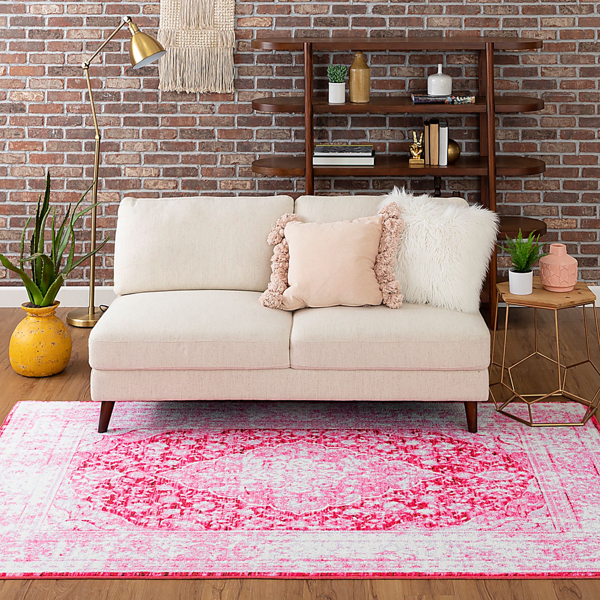 Kids Gembridge Pink 4' x 6' Rug - Image 2