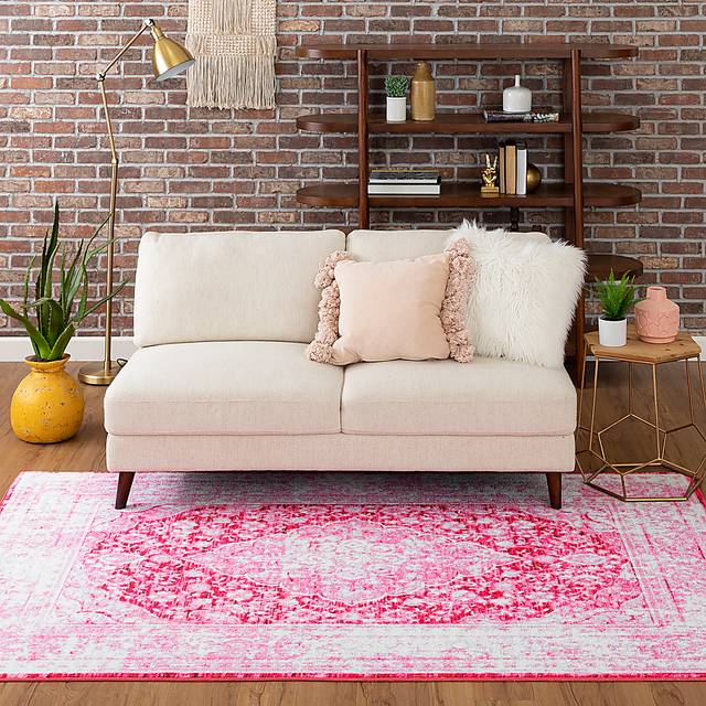 Kids Gembridge Pink 5' x 8' Rug - Thumbnail - Image 2