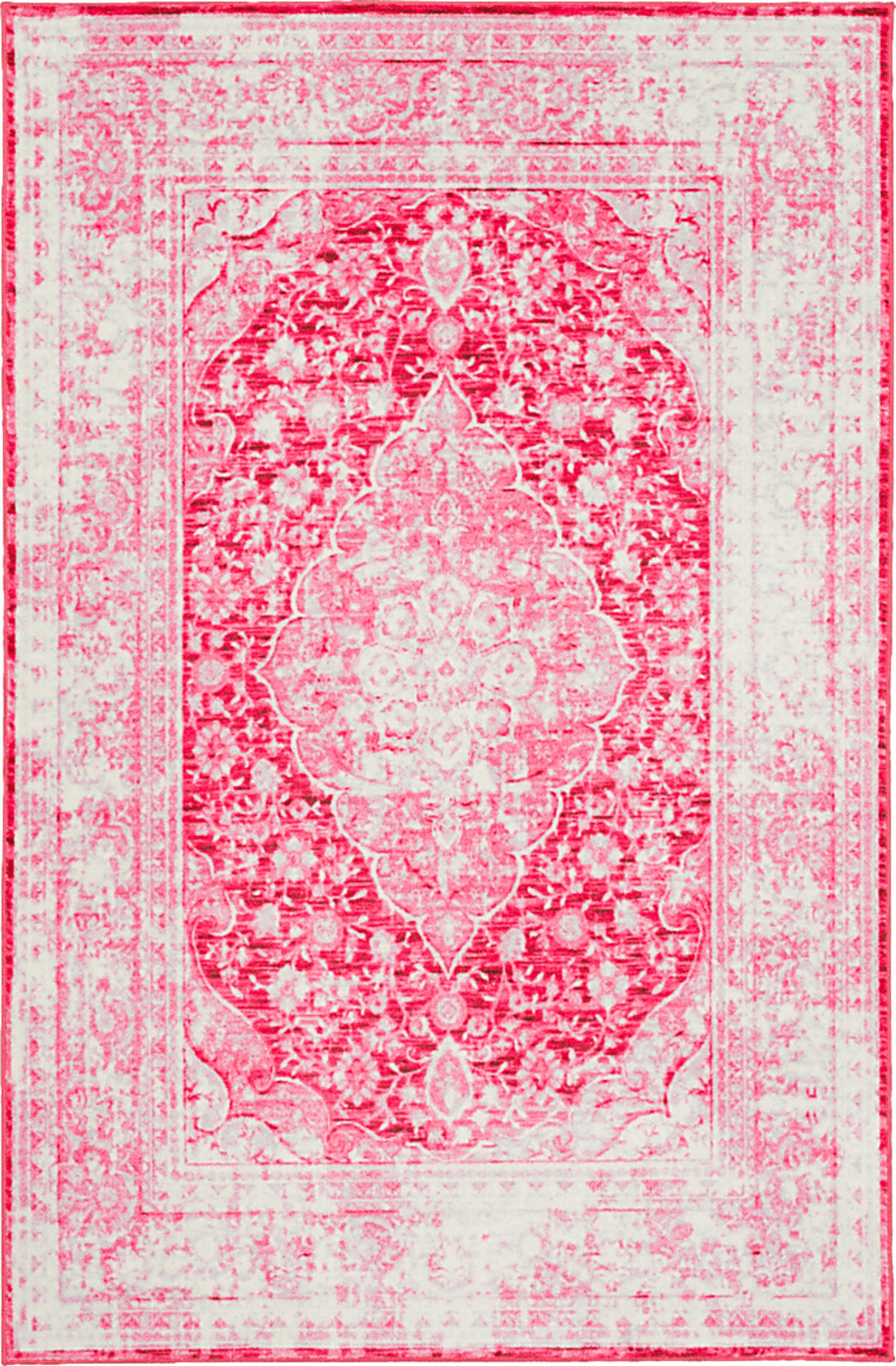 Kids Gembridge Pink 5' x 8' Rug - Image 1