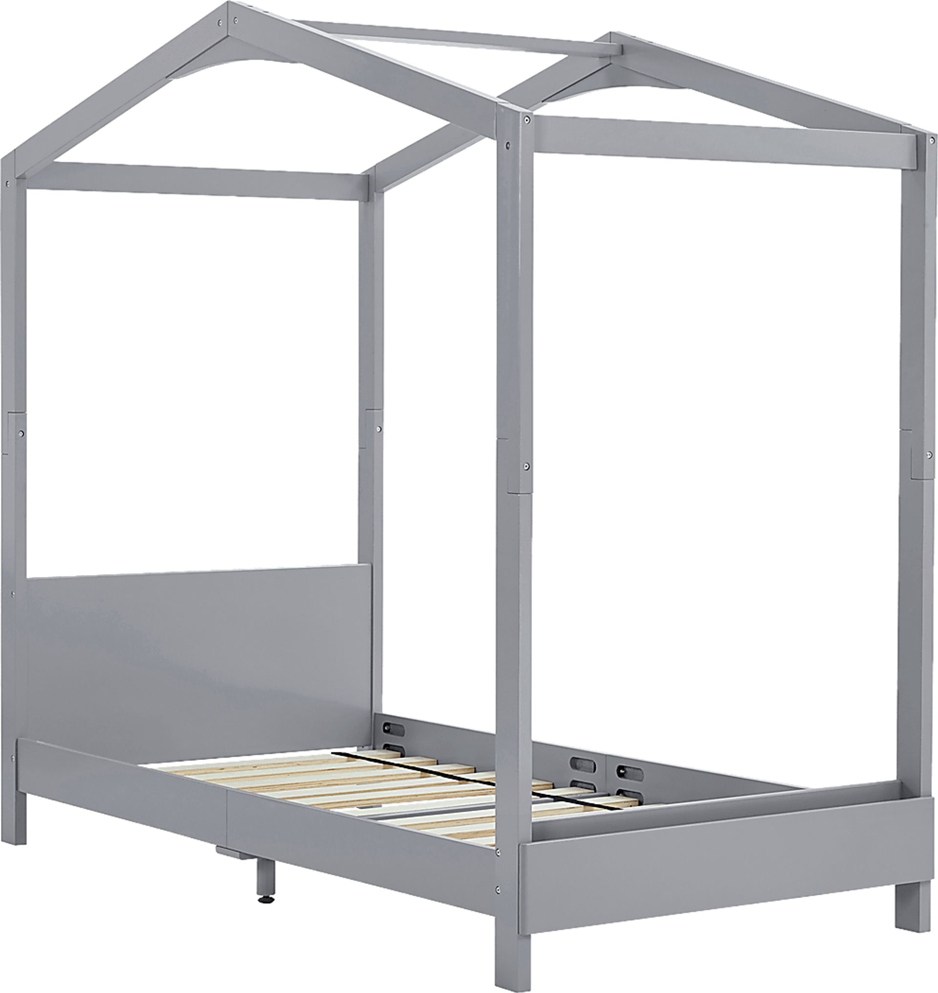 Kids Geoga Gray Twin Bed - Image 3