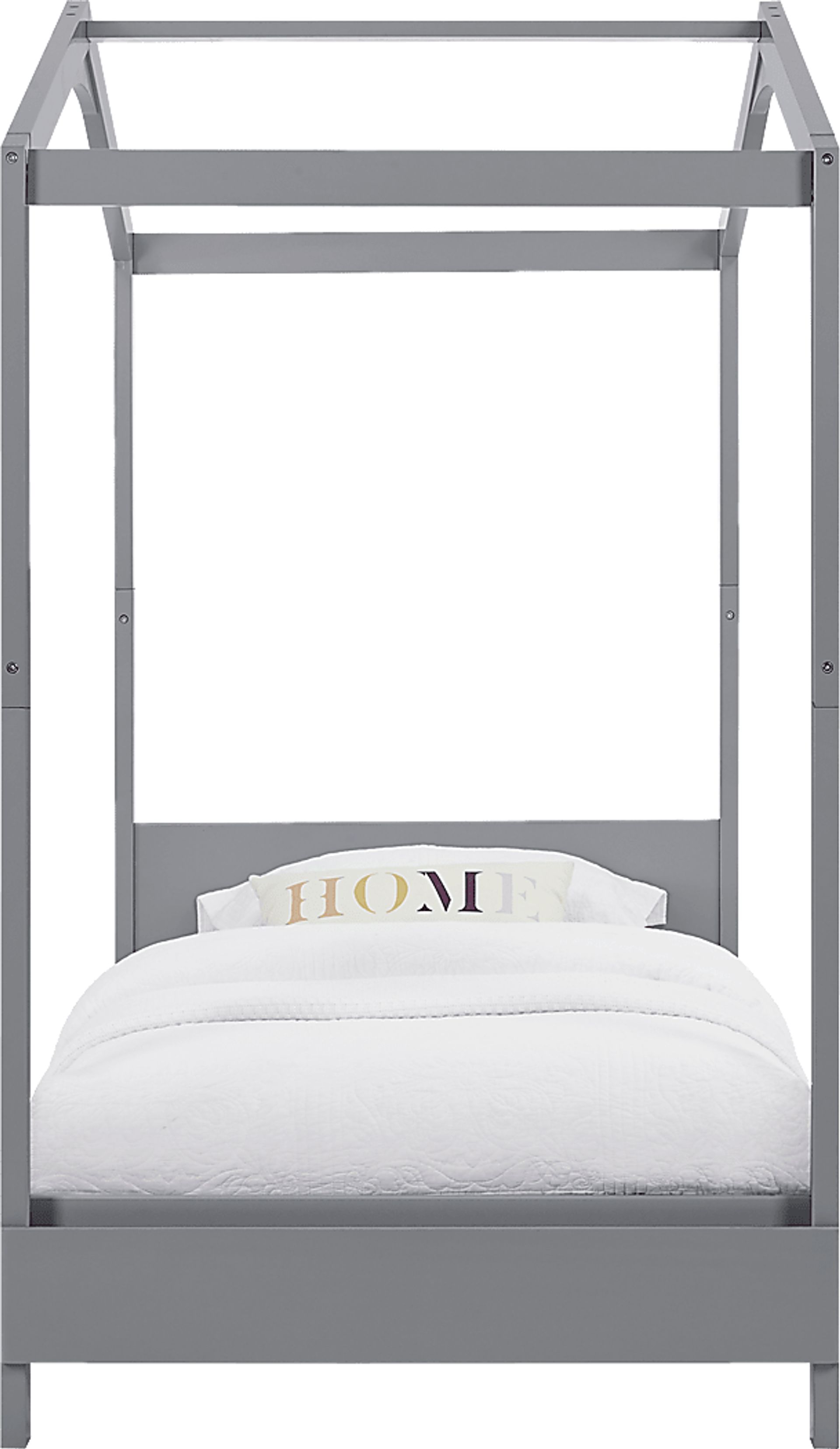Kids Geoga Gray Twin Bed - Image 4