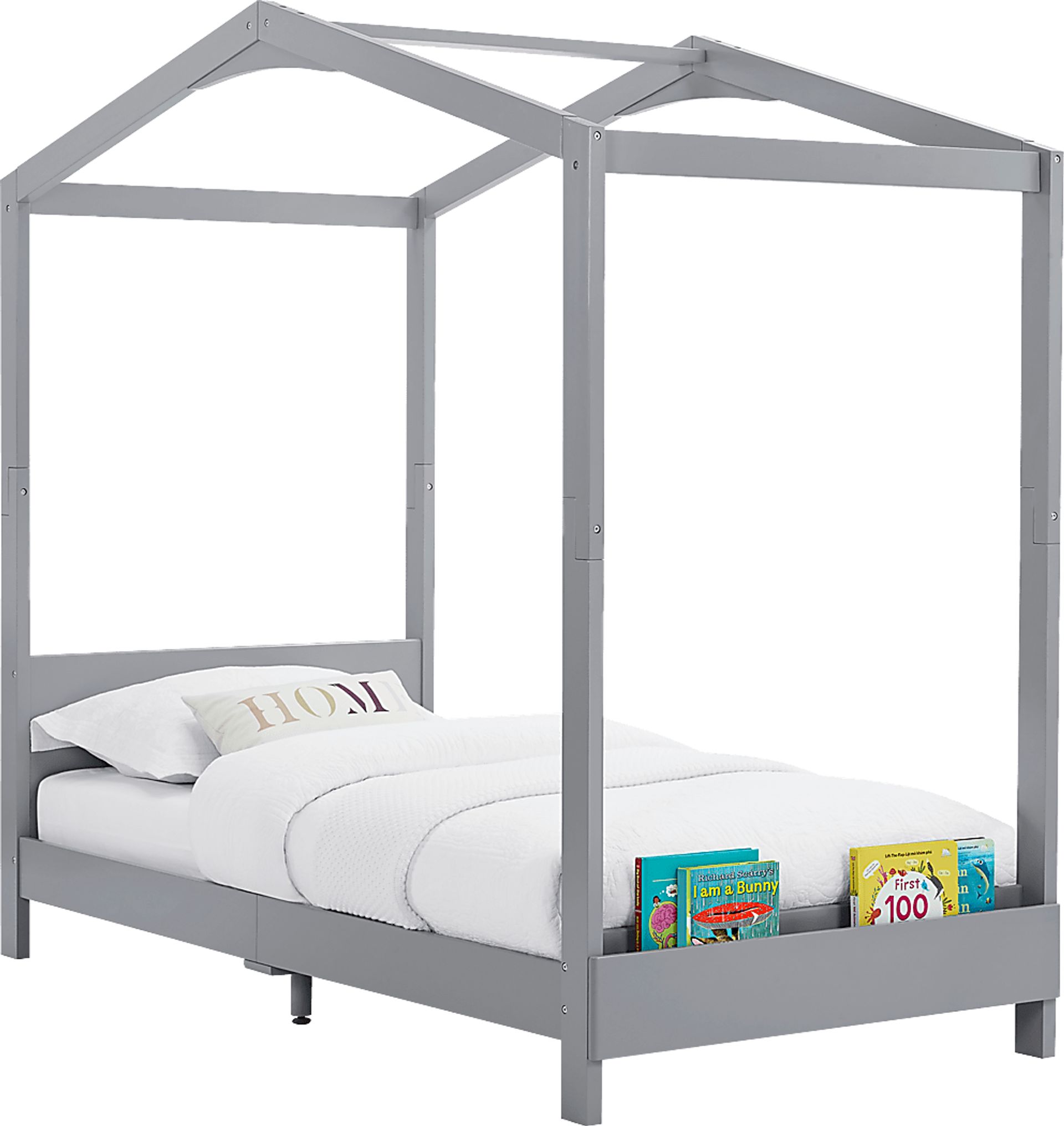 Kids Geoga Gray Twin Bed - Image 1