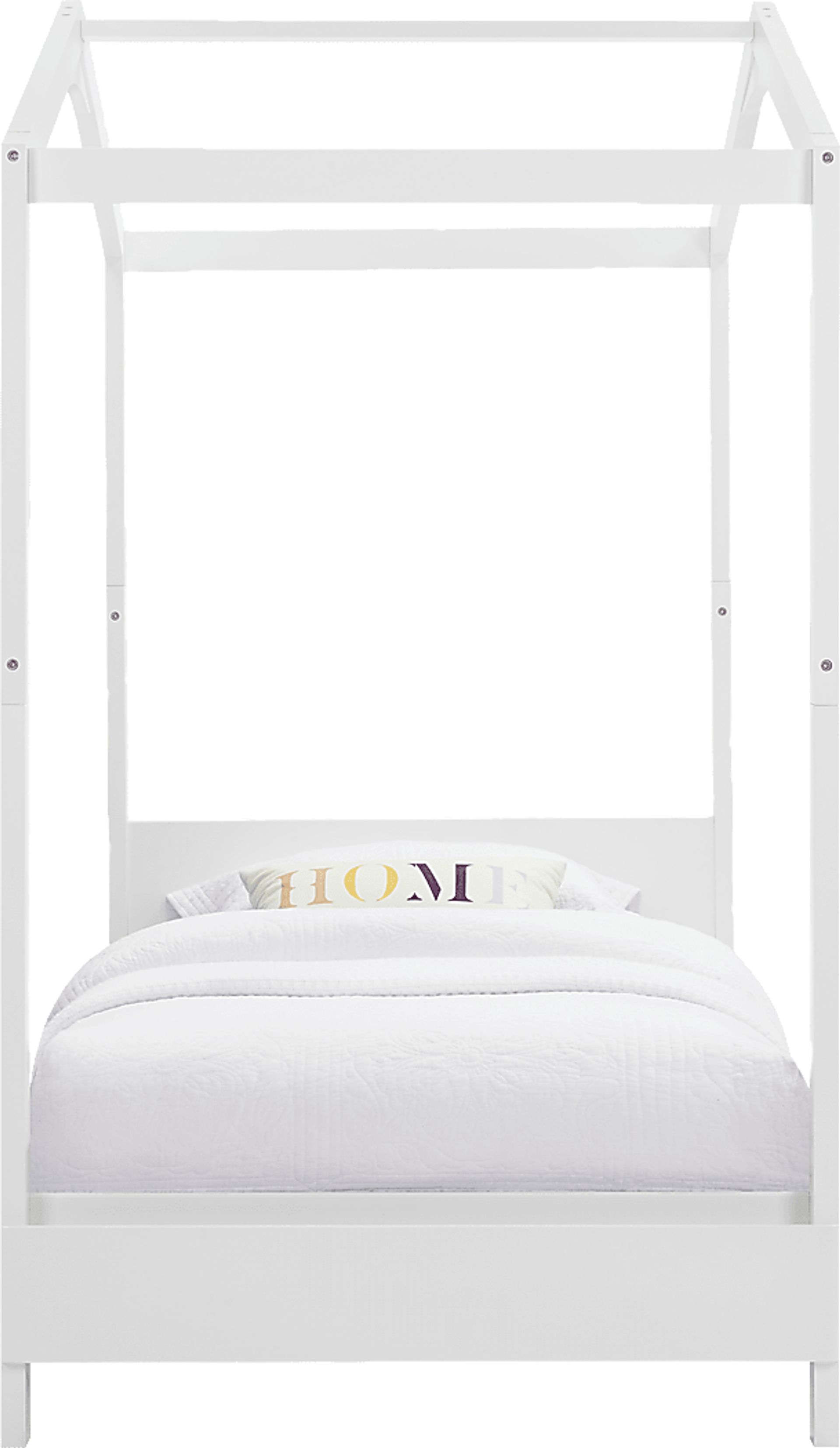 Kids Geoga White Twin Bed - Image 4