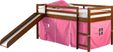 Kids Geuda Pink Twin Tent Loft Bed