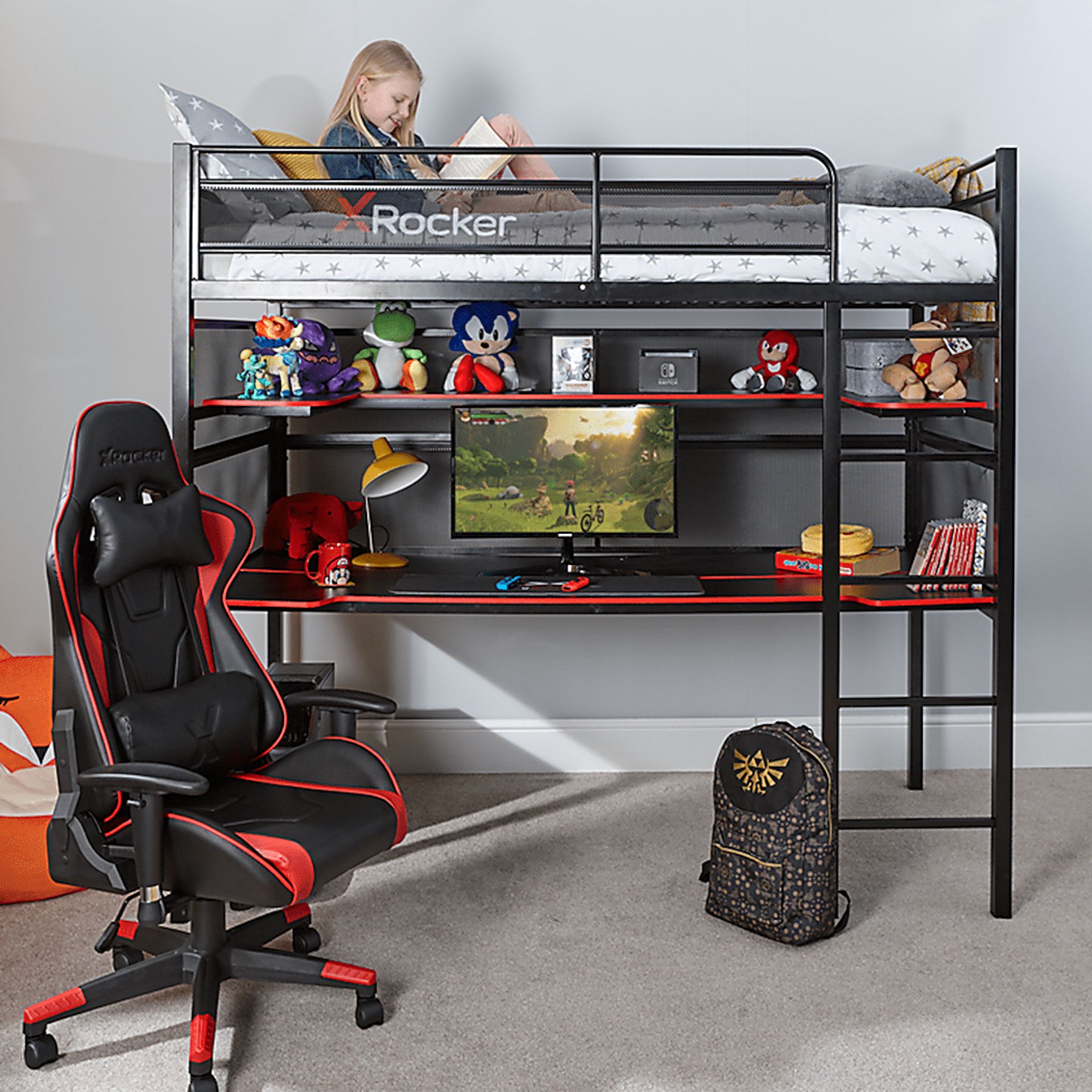 Kids Gibson Black Bunk Bed - Image 2