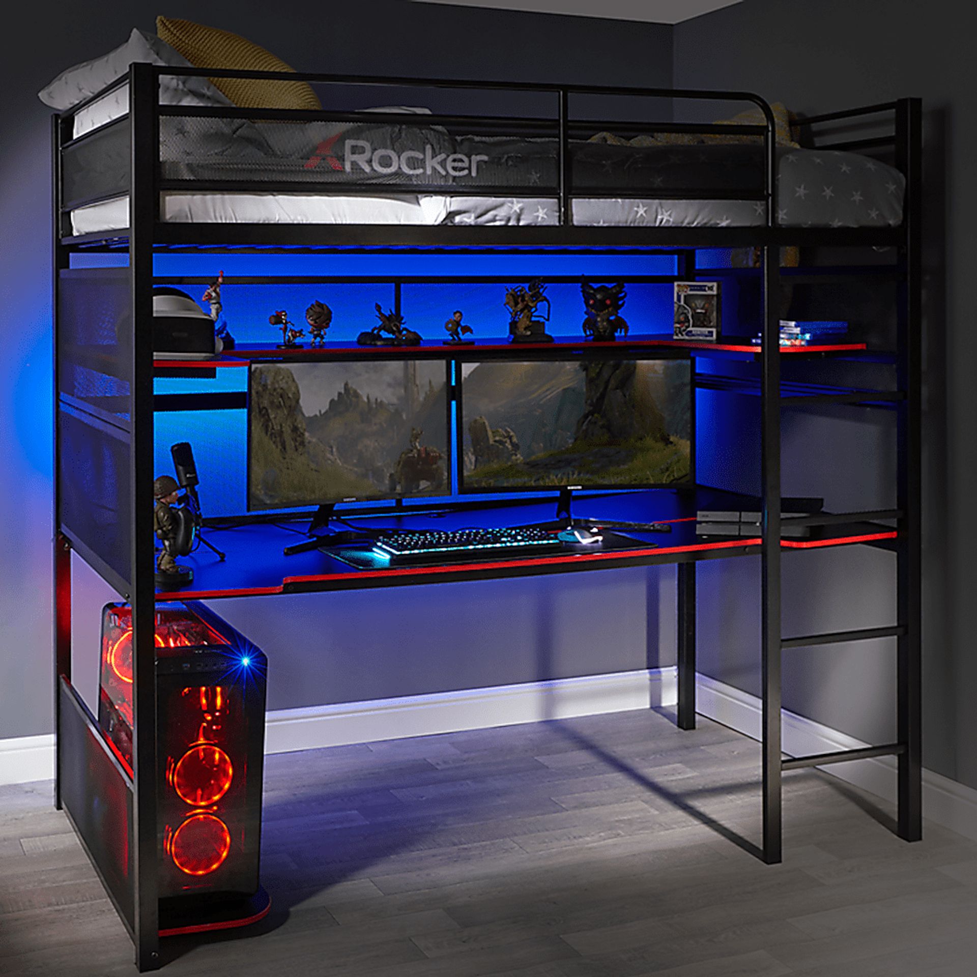 Kids Gibson Black Bunk Bed - Image 3