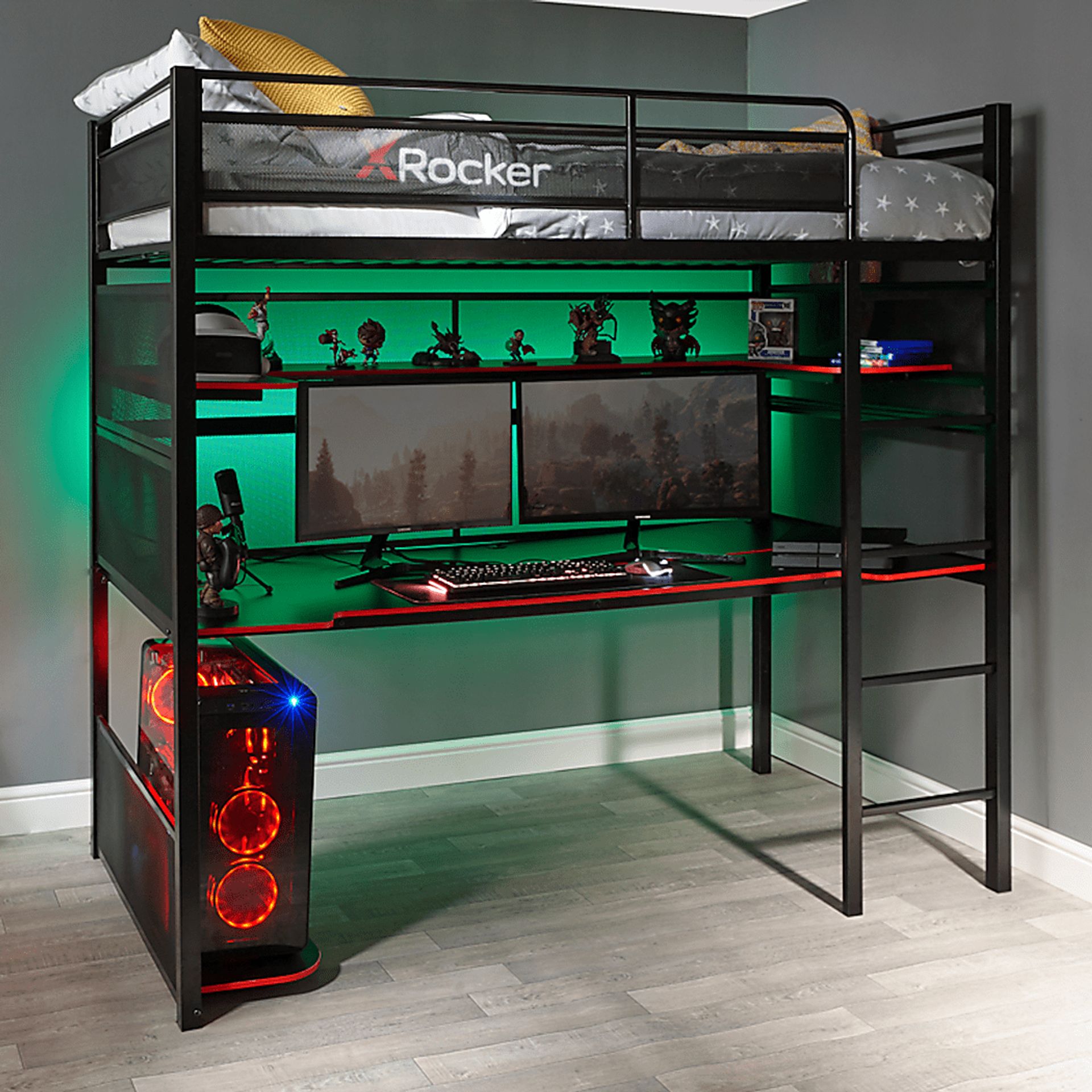 Kids Gibson Black Bunk Bed - Image 4
