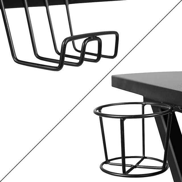 Kids Gindrex Black Gaming Desk - Thumbnail - Image 8