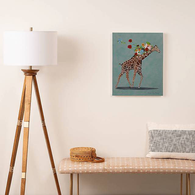 Kids Giraffe Bouquet II Gray Artwork - Thumbnail - Image 2