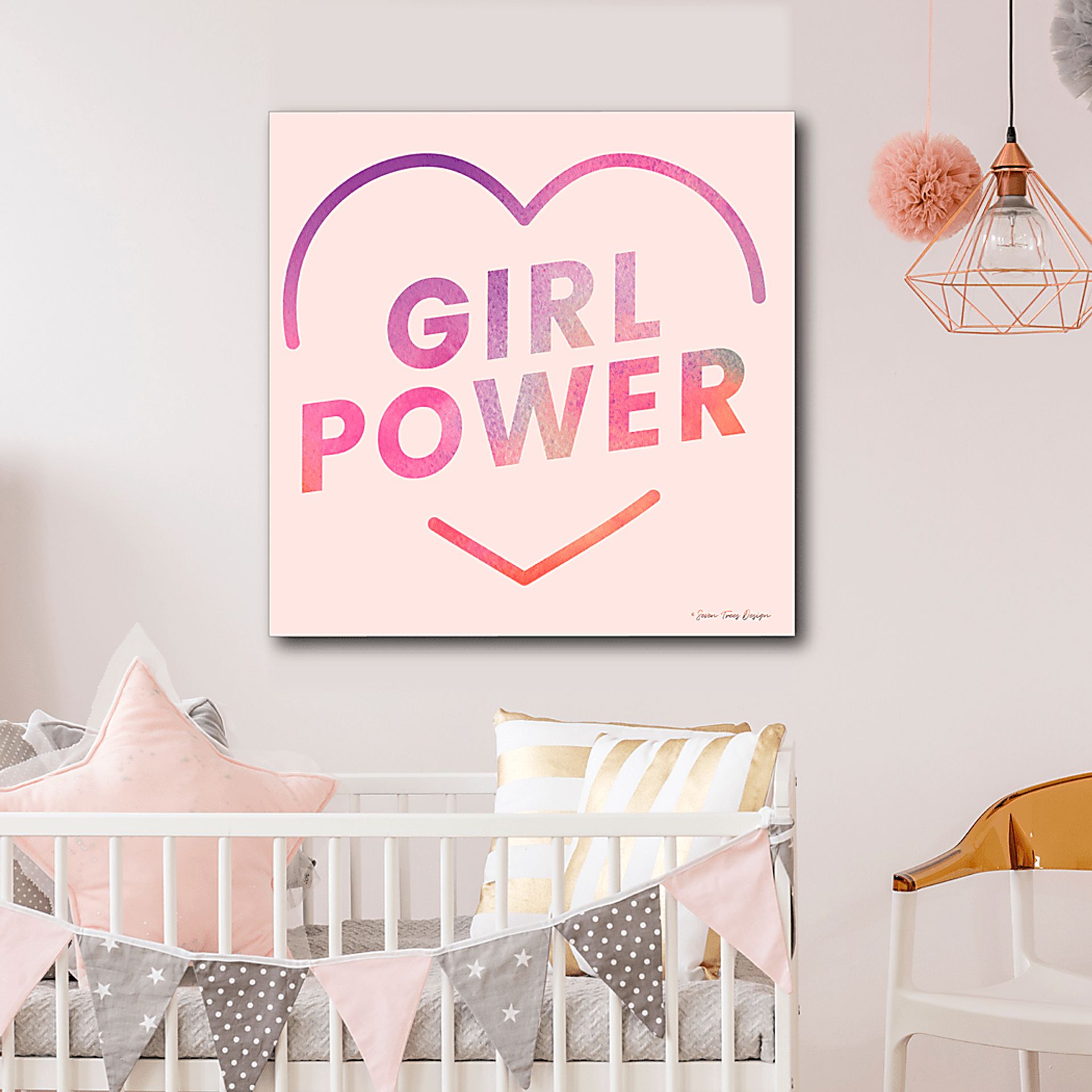 Kids Girl Force II Pink Artwork - Image 2