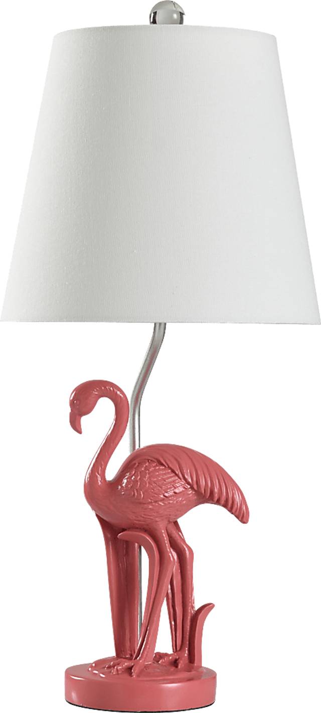 Kids Glam Pop Decor Pink Flamingo Table Lamp - Thumbnail - Image 1