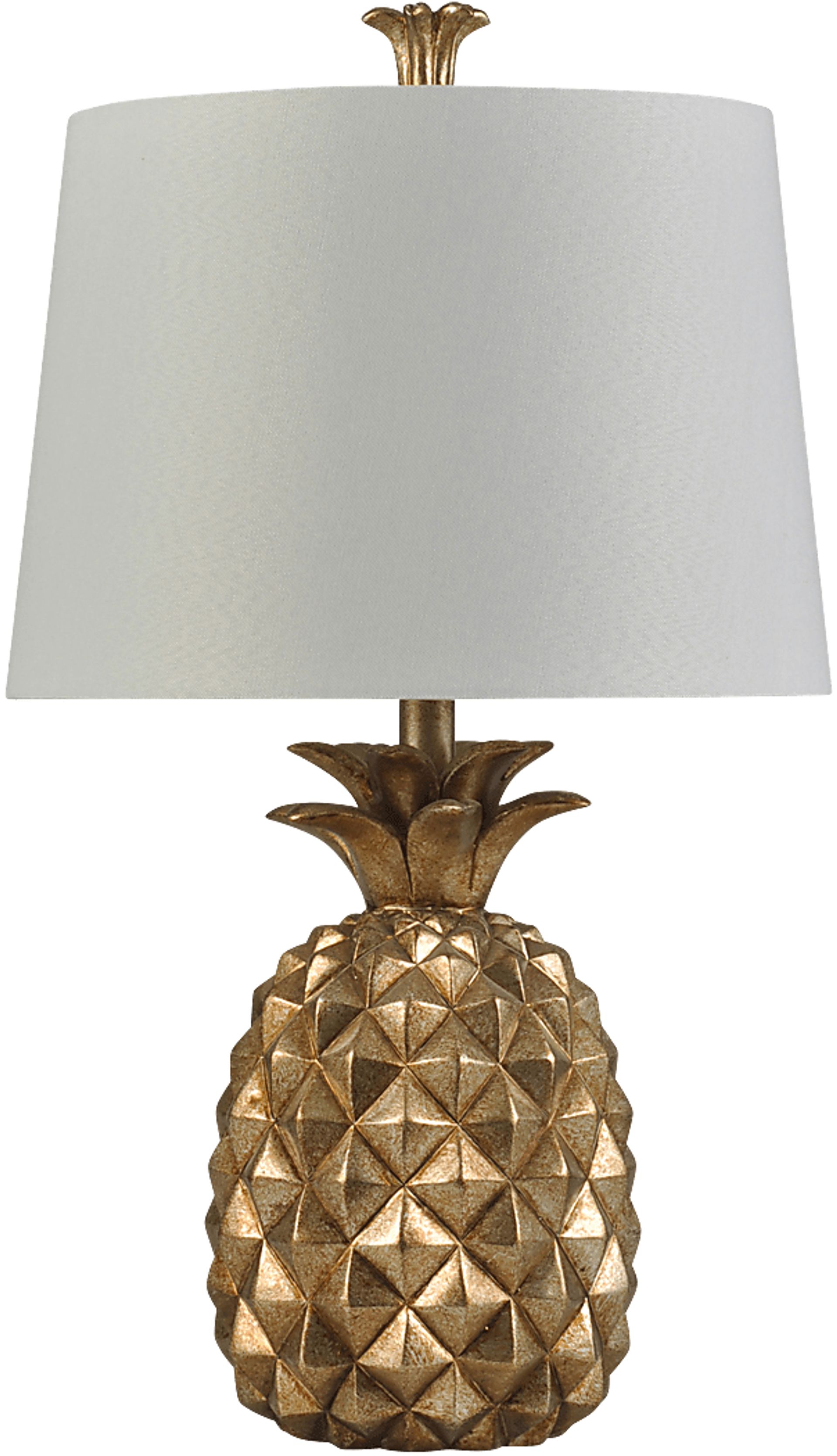 Kids Glamorous Pineapple Gold Lamp - Image 1
